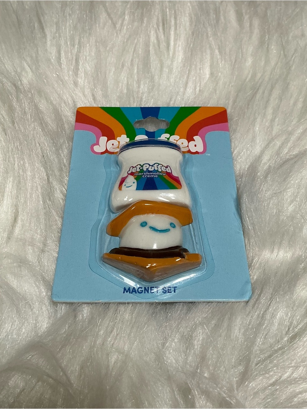 Jet-Puffed Marshmallow S'mores Mini Magnet Set NWT